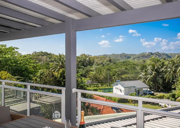 Villa Gosier T3- Vue Nature - Romantique