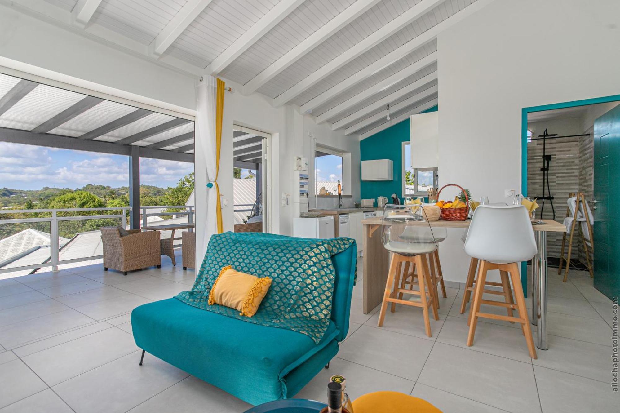 Gosier T3- Vue Nature - Romantique Appartement